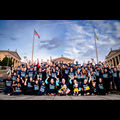 Group photo from the parkway run and walk