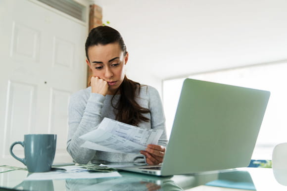 woman learning what to do about the money she inherited
