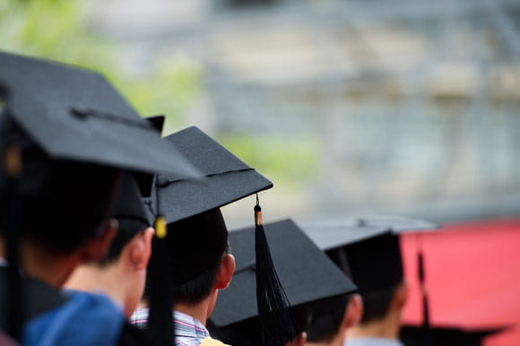 College commencement ceremony